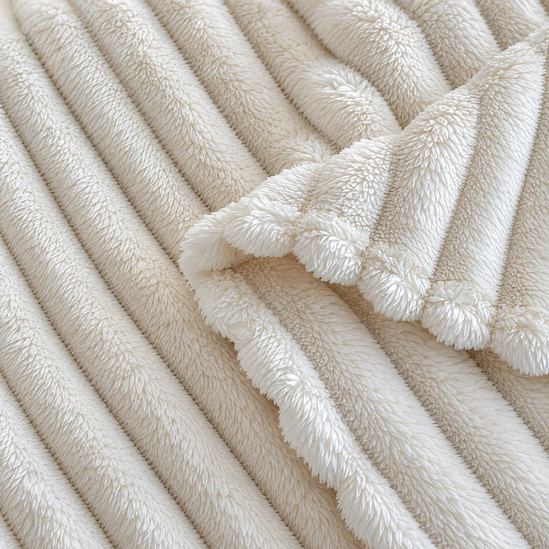 Snugglely - Ribbed Faux Fur Throw