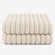 Snugglely - Ribbed Faux Fur Throw