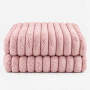 Snugglely - Ribbed Faux Fur Throw